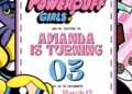 Powerpuff Girls Birthday invitation