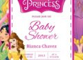 Princess Baby Shower Invitations