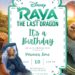 Raya the Last Dragon Invitation