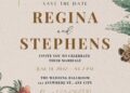 FREE Editable Rustic Chic Wedding Invitation
