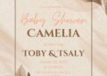 Rustic Baby Shower Invitation