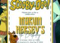 Scooby-Doo Birthday Invitation