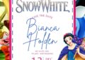 Snow White Birthday invitation
