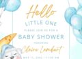 Teddy Bear Baby Shower Invitation