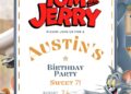 Tom and Jerry Birthday Invitation