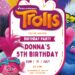 Trolls Birthday Invitation