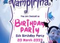 Vampirina Birthday Invitation