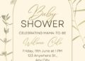 Vintage Baby Shower Invitation