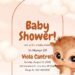Watercolor Deer Baby Shower Invitation