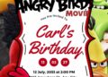 FREE Editable Angry Birds Adventure Birthday Invitation