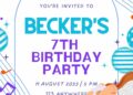 FREE Editable Animal Music Birthday Invitation