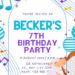 FREE Editable Animal Music Birthday Invitation