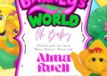 FREE Editable Barney and Friends Baby Shower Invitation