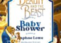 FREE Editable Beauty and the Beast Baby Shower Invitation