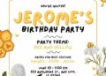FREE Editable Bee Beez Birthday Invitation