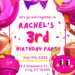 FREE Editable Candyland Carnival Birthday Invitation