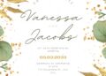 FREE Editable Creative Green Wedding Invitation