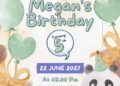 FREE Editable Cute Animal Watercolor Birthday Invitation