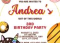 FREE Editable Disco Dance Party Birthday Invitation