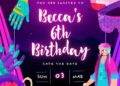 FREE Editable Disco Divas Birthday Invitation
