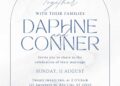 FREE Editable Elegant Blue Watercolor Wedding Invitation