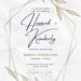 FREE Editable Elegant Marble Wedding Invitation