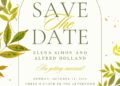 FREE Editable Fairy Garden Wedding Invitation