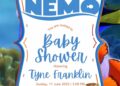 FREE Editable Finding Nemo Baby Shower Invitation
