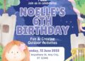 FREE Editable Garden Fairy Tale Birthday Invitation