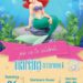 FREE Little Mermaid Underwater Birthday Invitation Templates Three