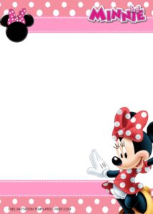 FREE Minnie Mouse Birthday Invitation Templates Five