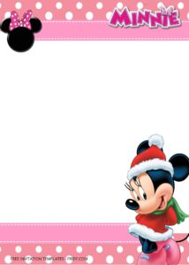 FREE Minnie Mouse Birthday Invitation Templates Six