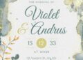 FREE Editable Modern Emerald Green Wedding Invitation
