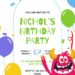 FREE Editable Monsters and Aliens Birthday Invitation