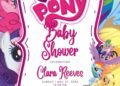 FREE Editable My Little Pony Baby Shower Invitation