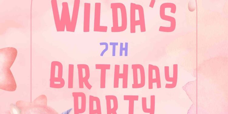 FREE Editable My Little Pony Party Birthday Invitation