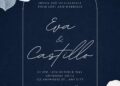 FREE Editable Parisian Chic Wedding Invitation