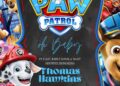 FREE Editable Paw Patrol Baby Shower Invitation