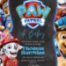 FREE Editable Paw Patrol Baby Shower Invitation