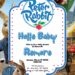 FREE Editable Peter Rabbit Baby Shower Invitation