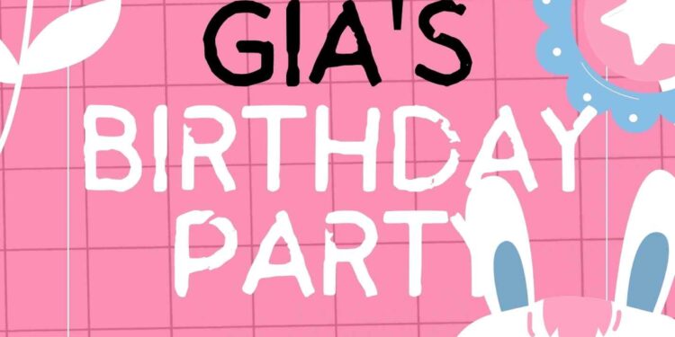 FREE Editable Pink Cuties Line Birthday Invitation