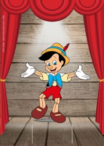 FREE Pinocchio Birthday Invitation Templates Four