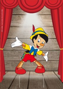 FREE Pinocchio Birthday Invitation Templates Two