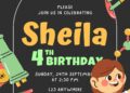 FREE Editable Science Lab Adventure Birthday Invitation