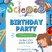 FREE Editable Science Lab Birthday Invitation