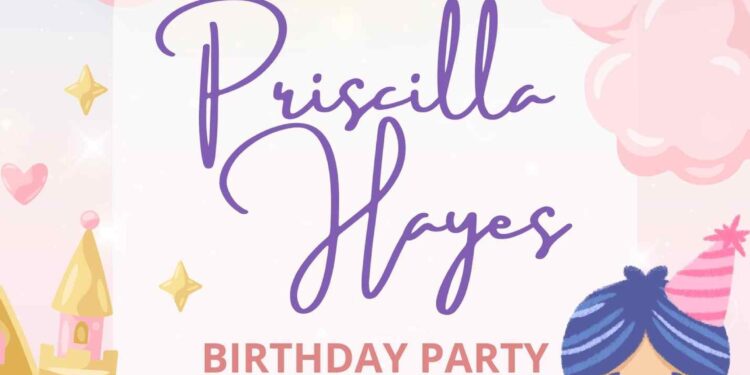 FREE Editable Space Mermaid Birthday Invitation
