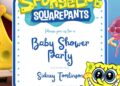 FREE Editable SpongeBob SquarePants Baby Shower Invitation