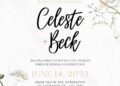 FREE Editable Meadow Summer Wedding Invitation