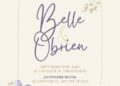 FREE Editable Summer Soirée Wedding Invitation
