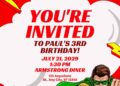 FREE Editable Superheroes Birthday Invitation
